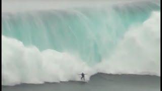 Laird eats 50ft wave for breakfast at JAWZ [upl. by Itch617]