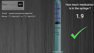 How to read a syringe [upl. by Pavior399]