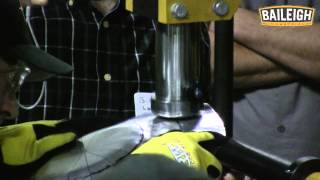 Baileigh Industrial MH19 Power Hammer Demo [upl. by Eylrahc261]