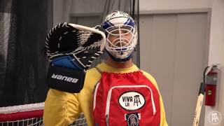 El Pres Goalie Challenge Vs Ian Cole And Nick Bonino of Stanley Cup Champion Penguins [upl. by Jonati]