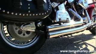 Used 1999 HarleyDavidson FLSTC Heritage Softail with Rinehart Exhaust [upl. by Rebba]