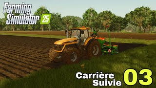 Le début des semis de soja plus nouveau semoir l Farming Simulator 25 l Carrière Suivie 3 [upl. by Hermann]