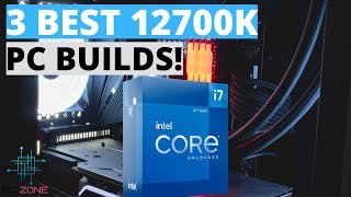 Top 3 Best Intel Core i7 12700k PC Builds In 2024 [upl. by Nyrat]