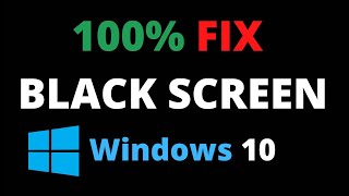 How To Fix Black Screen After Boot On Windows 1011  Easy Fix For Black Screen Of Death [upl. by Lajet]