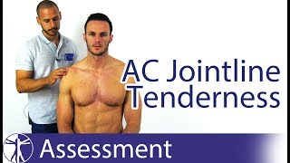 AC Joint Line Tenderness  Acromioclavicular Joint Pathology [upl. by Blunt699]