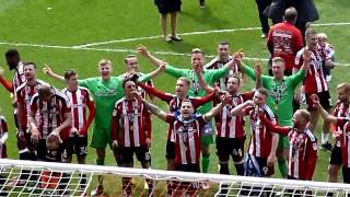 Billy Sharp Leading the Greasy Chip Butty Song [upl. by Olathe131]