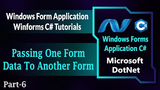 06  How To Pass One Form Data To Another Form In Winforms C  Windows Forms App HindiUrdu [upl. by Novanod]