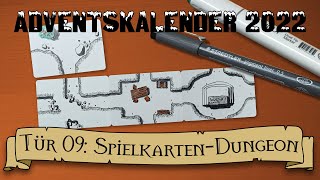 Adventskalender 2022 Tür 09 SpielkartenDungeon [upl. by Seagraves]