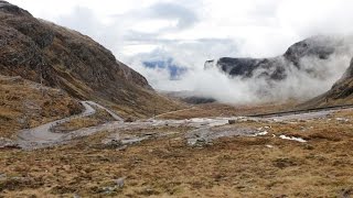 Going through the Bealach na Ba Pass Scotland 30 March 2016 [upl. by Isac]