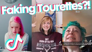 Faking Tourettes  TikTok Cringe Compilation [upl. by Ayaet]