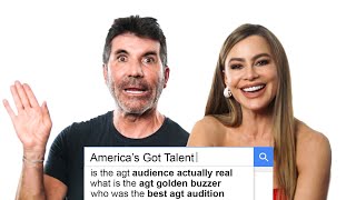 Sofía Vergara amp Simon Cowell Answer the Webs Most Searched Questions  WIRED [upl. by Trilly256]