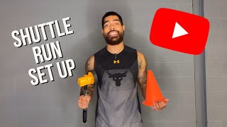 How to Set Up Shuttle Run  PREP  20M Leger [upl. by Oilalue560]