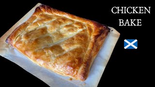 Huge Greggs Chicken Bake recipe  Creamy chicken in savoury pastry  Big enough for 4 people [upl. by Vaios]