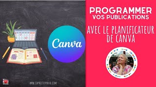 Programmer vos publications avec le planificateur de Canva [upl. by Akienat]