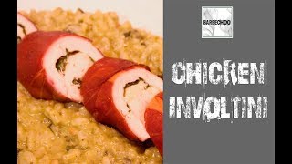 Chicken Involtini  in the THUROS Tabletop Smoker  Barbechoo TV [upl. by Armalla]