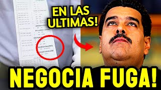 ACABA DE PASAR SE FILTRA RENUNCIA de MADURO A CAMBIO DE FUGA INMEDIATA FUNCIONARIO HABLA [upl. by Ankney28]