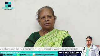 Patient experience after Knee Replacement I Mrs Prachis Success Story  Dr Santosh Kumar [upl. by Mitchael]