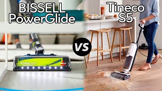 BISSELL PowerGlide Vs Tineco FLOOR ONE S5  Which One Is Better specs Comparison [upl. by Aidam604]