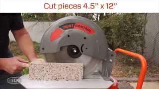 iQ Power Tools iQ360x™ The Worlds First Dust Control Masonry Saw [upl. by Leban54]