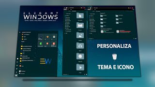 PERSONALIZAR WINDOWS 10 TEMA E ICONO ELEGANTE [upl. by Alemaj54]