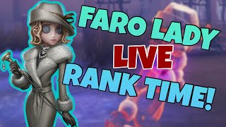 Top Survivor Rank Testing the New Buffed Faro Lady  Identity V Stream [upl. by Hartwell]