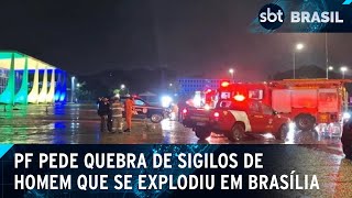 PF pede quebra de sigilo fiscal de responsável por atentado em Brasília  SBT Brasil 151124 [upl. by Lehte730]