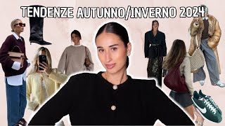 TENDENZE MODA AUTUNNOINVERNO 2024  ARMADIO CAPSULA [upl. by Bailey]