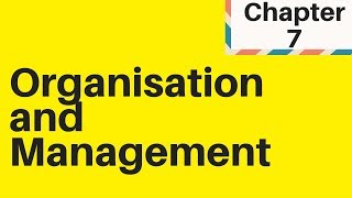 22 Organisation and management IGCSE Business Studies [upl. by Adaline]