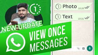 How To Send 1Time View Photo Video amp Voice on WhatsApp  WhatsApp New Update Send Disappearing SMS [upl. by Euell]