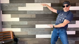 DIY Shiplap Wall [upl. by Sykleb]