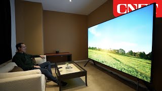 Colossal Size and Searing Brightness TCL 115inch TV Is a Beast [upl. by Aihsoem]