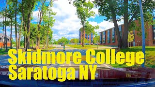 Beautiful Skidmore College Driving Campus Tour【4K】 [upl. by Aztinaj]