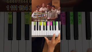 Julio Jaramillo  Nuestro Juramento PIANO TUTORIAL EASY Piano Fácil Con Números [upl. by Primrose]