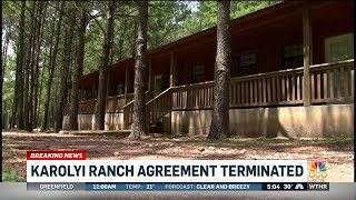 Karolyi Ranch agreement terminated [upl. by Mrots]