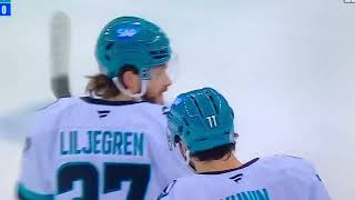 Sharks D 37 Tim Liljegren 🥅1🏒Deflected Goal hey it counts [upl. by Ayanaj435]