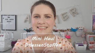 Mini Haul Driessen Stoffen Juin 2021 [upl. by Mettah]