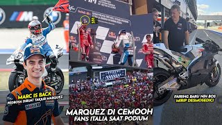 KEREN Begini Reaksi Bagnaia Saat Marquez di Ejek 🏁 Pedrosa Puji Marc 🏁 Honda Pamer Fairing Baru [upl. by Aicala]