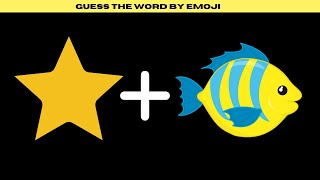 GUESS THE WORD BY EMOJI  EMOJI QUIZ 2024 [upl. by Ajssatsan]