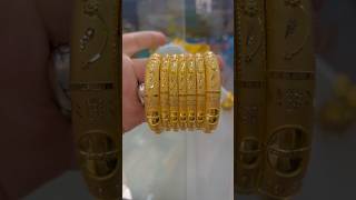 🟥 TOP TRENDING GOLD JEWELLERY BANGLES BRACELET KADA DESIGNS 🟥 gold goldjewellery bangles 22kt [upl. by Noemad]