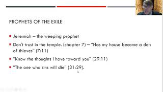 15 Exilic and Post Exilic Prophets whole Bible survey [upl. by Nylanej]