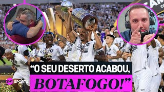 JORGE IGGOR CHORA E FAZ DISCURSO HISTÓRICO APÓS O TÍTULO DO BOTAFOGO NA LIBERTADORES [upl. by Brit]