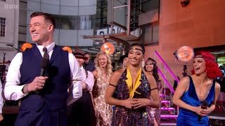 The Strictly Professionals  The One Show  220422 [upl. by Cupo941]