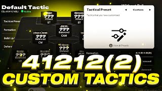 412122 is BACK 😍 BEST META CUSTOM TACTICS IN EAFC25 [upl. by Assiar177]