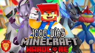 SOBREVIVÍ 1000 días en la GUERRA POKEMON en Minecraft HARDCORE y esto es lo que sucedió [upl. by Curzon362]