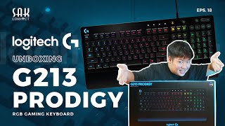 Logitech G213 Prodigy RGB Gaming Keyboard FullSize  Review dan Unboxing [upl. by Drawoh]