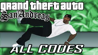 GTA San Andreas  ALL CHEATS  Demonstration PCPS2PS3XboxXbox360 [upl. by Assennej838]