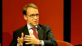 SPIEGELGesprächsreihe BundesbankChef Weidmann kritisiert die EuroRetter  DER SPIEGEL [upl. by Ellerehs641]