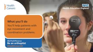 BeTheDifference Become an orthoptist [upl. by Nipahc]