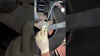 Caster Adjustment broken car cars carasmr automobile diy jeep mechanic repair [upl. by Llennehc674]