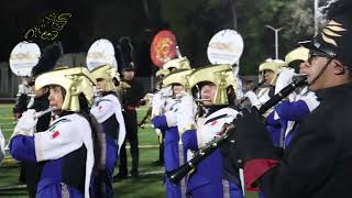 Aguiluchos amp AguilasDoradas tocando juntos 2024  Post Show MACRO MARCHING BAND Full HD [upl. by Elletsirhc695]